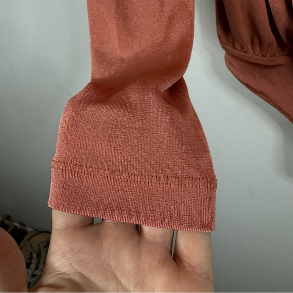 Intimately Free People Turnt Thong Bodysuit Ginger Spice size Medium - Picture 6 of 16